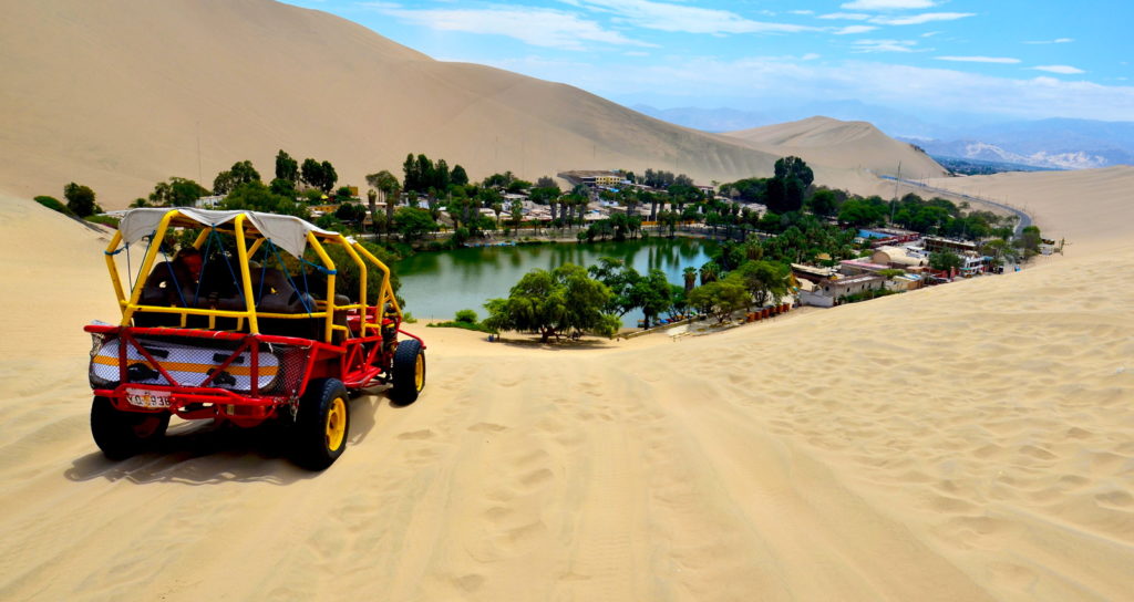 campamento de lujo en el desierto de Ica